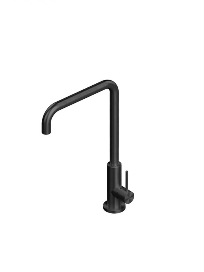 Кухонный смеситель Quadro design Kitchen Inox 603 поворотный излив ФОТО