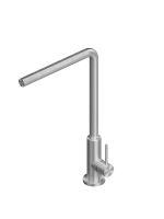 Смеситель для кухонной мойки Quadro design Kitchen Inox 602 поворотный схема 1