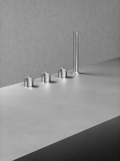 Смеситель на борт ванны Quadro design HB 15 97 AS без излива схема 2