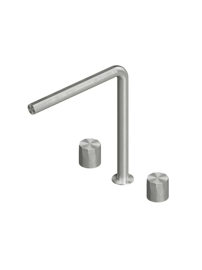 Смеситель для раковины Quadro design HB 15 08V AS высокий встраиваемый