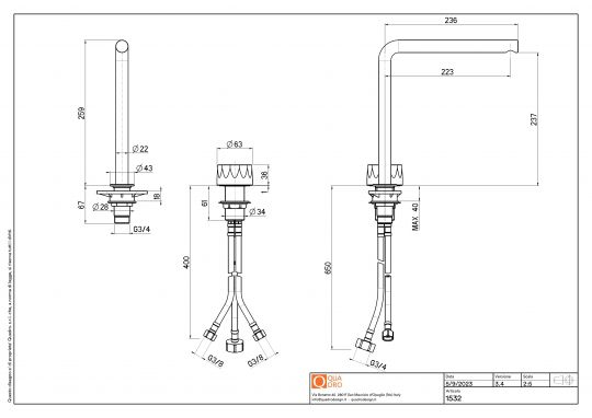 Смеситель для раковины Quadro design HB 15 32 AS встраиваемый высокий гидропрогрессивный схема 2 Смеситель для раковины Quadro design HB 15 32 AS встраиваемый высокий гидропрогрессивный схема 2