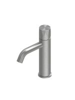 Смеситель для раковины Quadro design HB 15 03T AS брашированный изогнутый излив схема 1