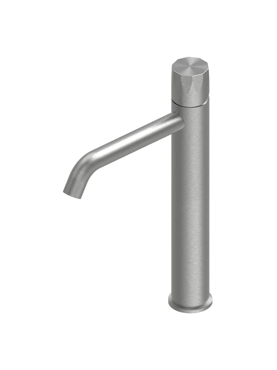 Смеситель для раковины Quadro design HB 15 02T AS высокий изогнутый излив цена от 97 699 ₽ Фото Смеситель для раковины Quadro design HB 15 02T AS высокий изогнутый излив