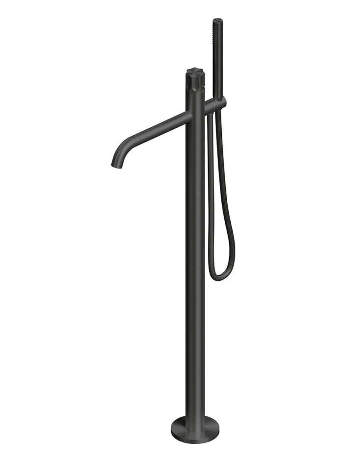 Смеситель для ванны напольный Quadro design Modo 17 62/1 с душем ФОТО