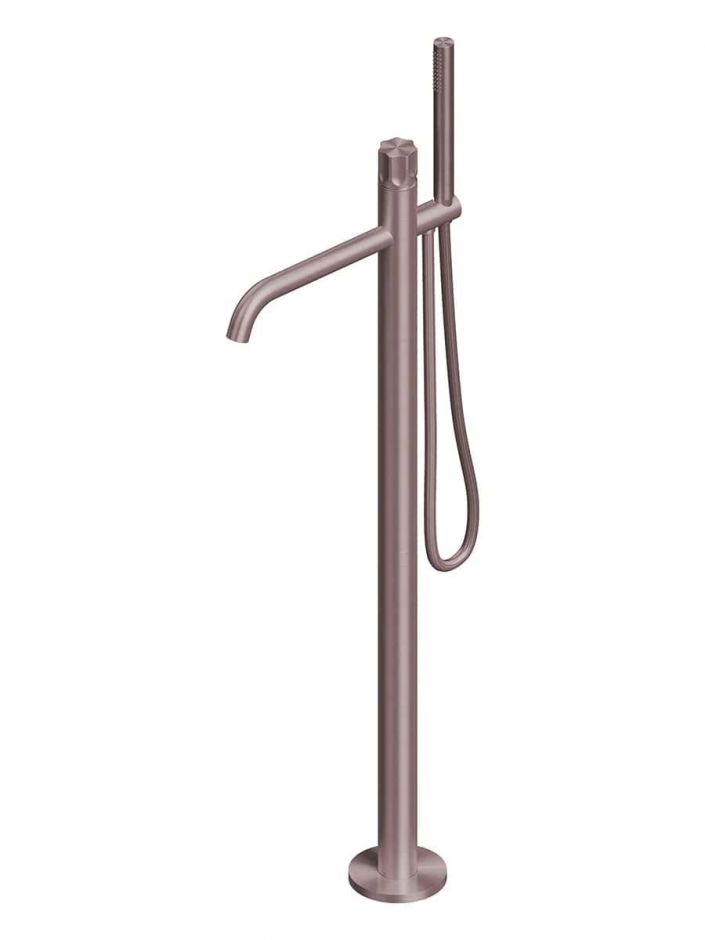 Смеситель для ванны напольный Quadro design Modo 17 62/1 с душем ФОТО