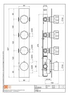 Термостатический смеситель Quadro design Modo 17 90.0 на четыре отверстия схема 2 Термостатический смеситель Quadro design Modo 17 90.0 на четыре отверстия схема 2