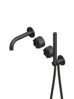 Смеситель для ванны и душа Quadro design Modo 17 69 настенный схема 2