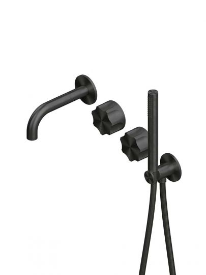 Смеситель для ванны и душа Quadro design Modo 17 69 настенный схема 2