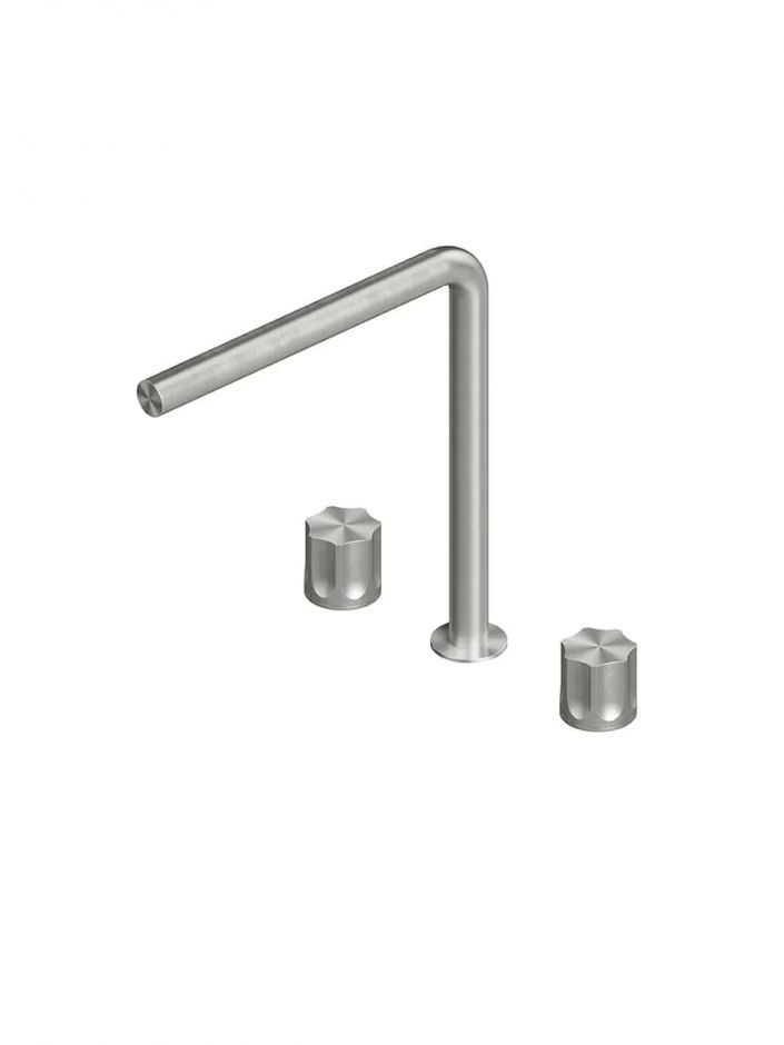 Изображение Смеситель для раковины Quadro design Modo 17 08V на три отверстия высокий