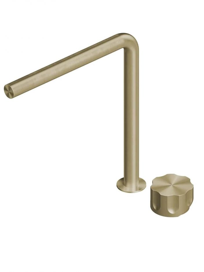 Смеситель для раковины Quadro design Modo 17 32T на два отверстия высокий ФОТО