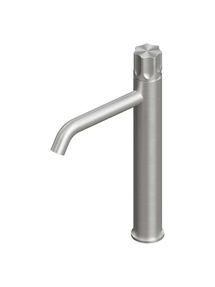 Смеситель для раковины Quadro design Modo 17 02T высокий изогнутый излив