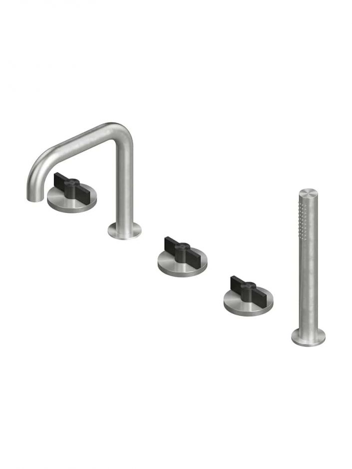 Смеситель на борт ванны Quadro design Valvola01 19 98 с изливом ФОТО