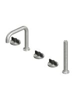 Смеситель на борт ванны Quadro design Valvola01 19 98 с изливом схема 2