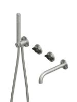 Смеситель для ванны и душа Quadro design Valvola01 19 69 настенный схема 3