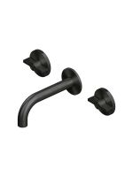 Смеситель для раковины Quadro design Valvola01 19 10V на 3 отверстия настенный схема 4