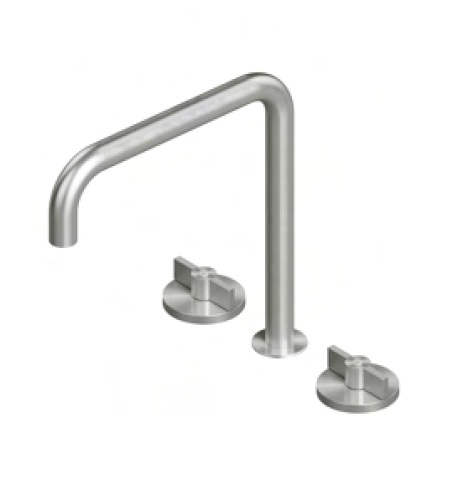 Изображение Смеситель для раковины Quadro design Valvola01 19 32V на 3 отверстия высокий