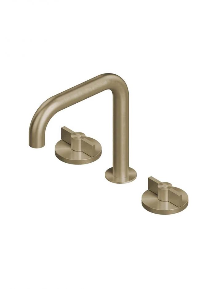 Смеситель для раковины Quadro design Valvola01 19 31V на 3 отверстия ФОТО