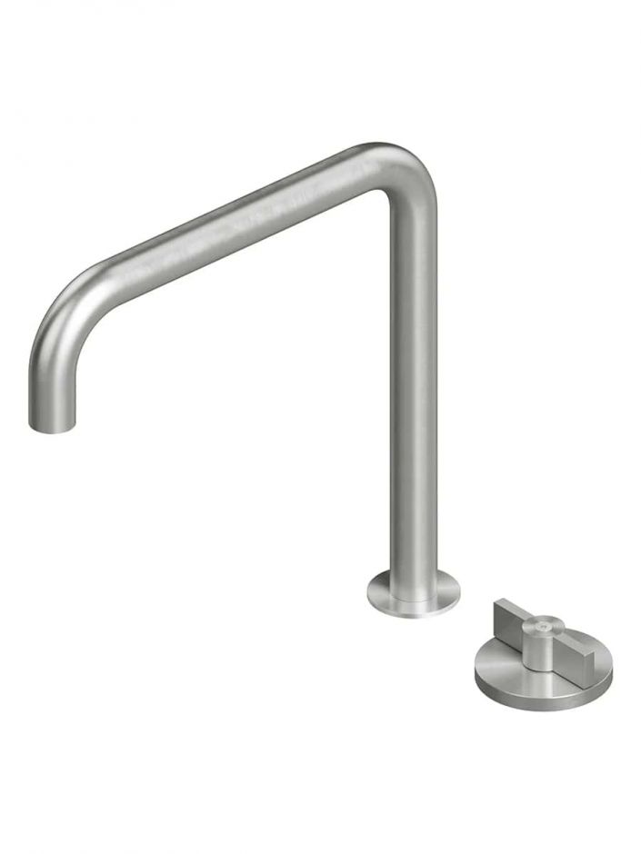 Изображение Смеситель для раковины Quadro design Valvola01 19 32 встраиваемый высокий