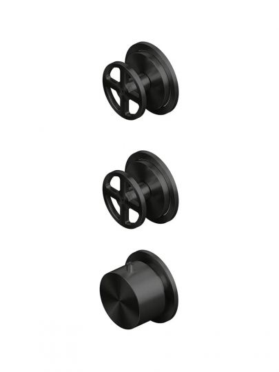 Термостатический смеситель Quadro design Valvola02 20 49.0.00 два запорных крана схема 3