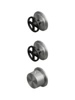 Термостатический смеситель Quadro design Valvola02 20 49.0.00 два запорных крана схема 4