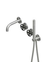 Смеситель для ванны и душа Quadro design Valvola02 20 69 настенный схема 2