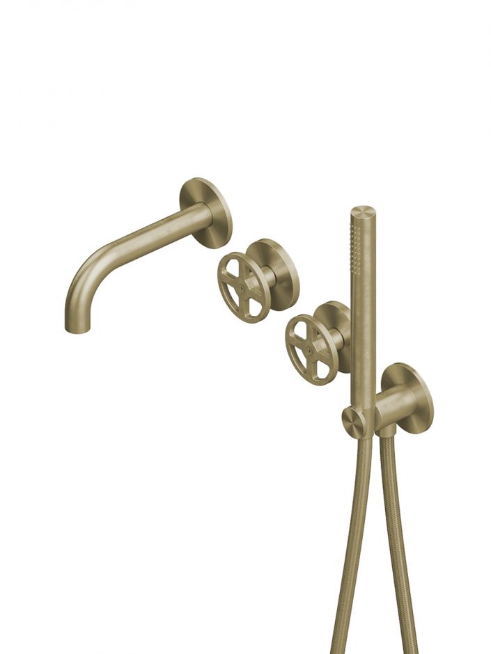 Смеситель для ванны и душа Quadro design Valvola02 20 69 настенный ФОТО