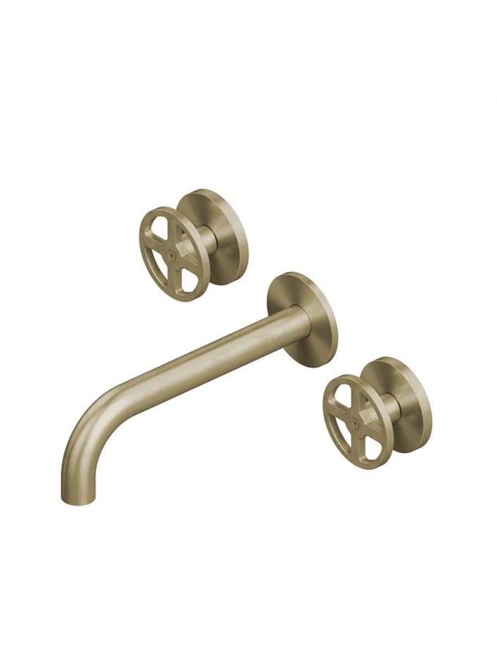 Смеситель для раковины Quadro design Valvola02 20 11V монтаж в стену ФОТО