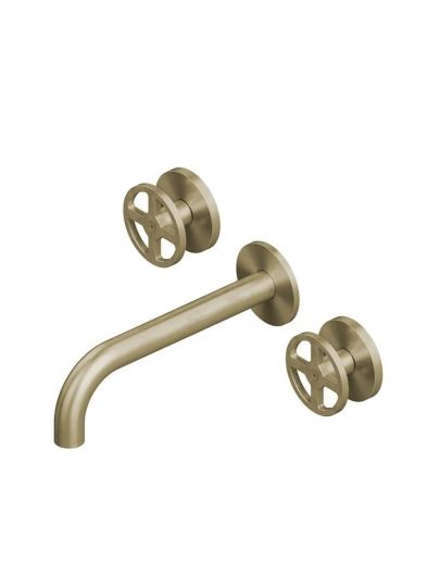 Смеситель для раковины Quadro design Valvola02 20 11V монтаж в стену схема 4