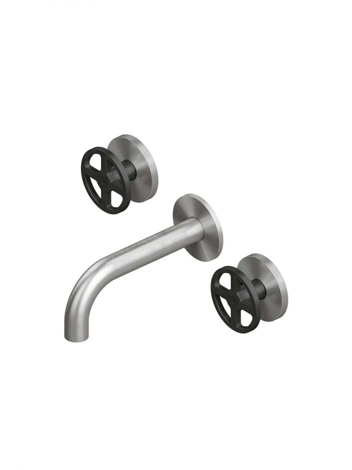 Смеситель для раковины Quadro design Valvola02 20 10V встраиваемый в стену ФОТО