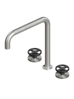 Смеситель для раковины Quadro design Valvola02 20 31V повортный высокий излив схема 4