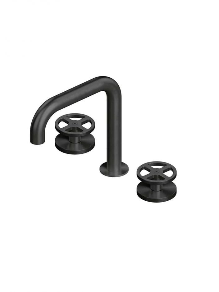 Смеситель для раковины Quadro design Valvola02 20 31V настольный повортный излив ФОТО