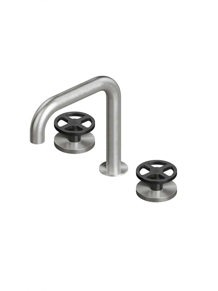 Смеситель для раковины Quadro design Valvola02 20 31V настольный повортный излив ФОТО