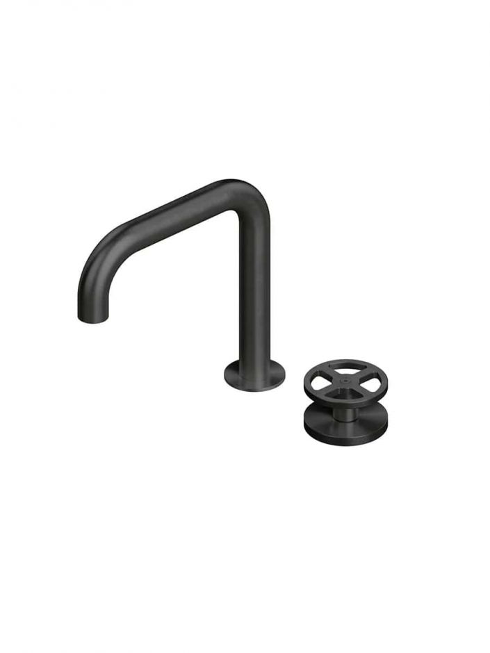 Смеситель для раковины Quadro design Valvola02 20 31 встраиваемый настольный ФОТО