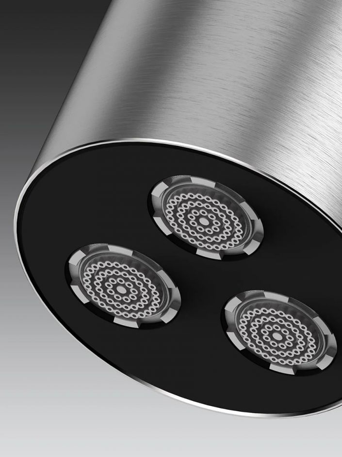 Верхний душ Quadro design SF018.04 80 мм регулируемый распыленная струя ФОТО