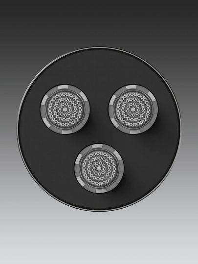 Верхний душ Quadro design SF018.04 80 мм регулируемый распыленная струя схема 7