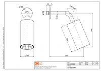 Верхний душ Quadro design SF018.00 80 мм регулируемый дождевая струя схема 6