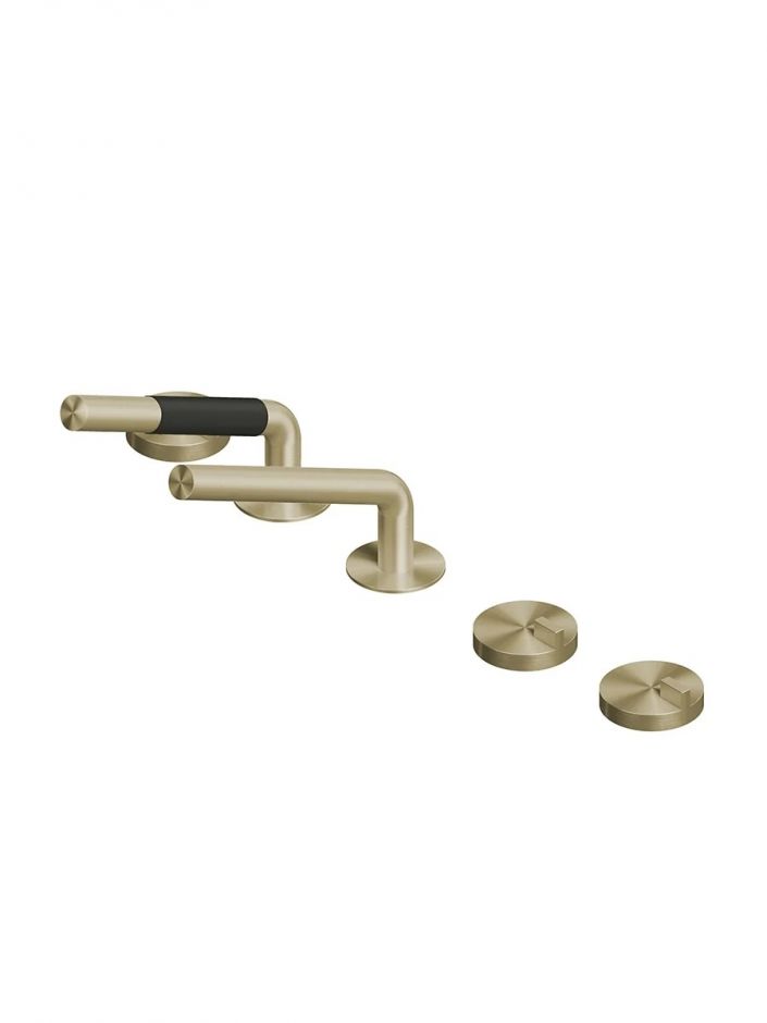 Смеситель на борт ванны Quadro design Q 18 98 с душем и изливом ФОТО