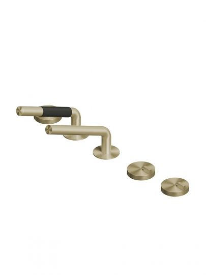 Смеситель на борт ванны Quadro design Q 18 98 с душем и изливом схема 2