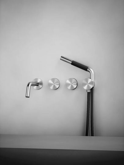 Смеситель для ванны и душа Quadro design FFQT 18 69 с изливом схема 6