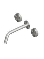 Смеситель для раковины Quadro design Q 18 11V настенный схема 1