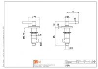 Вентили настольного смесителя Quadro design FFQT 21 51V на 1 потребителя схема 4 Вентили настольного смесителя Quadro design FFQT 21 51V на 1 потребителя схема 4
