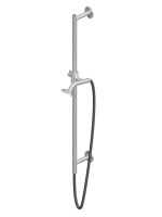 Душевой гарнитур Quadro design TS21.00 AS 80 мм сталь брашированная схема 1