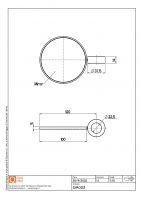 Зеркало регулируемое Quadro design FFQT QA003 на трубу 22 мм схема 6