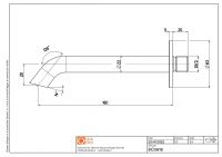 Излив Quadro design FFQT BC0618 для смесителя схема 2