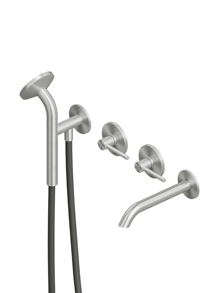 Смеситель для ванны и душа Quadro design FFQT 21 69T с изливом