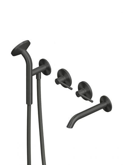 Смеситель для ванны и душа Quadro design FFQT 21 69T с изливом схема 3