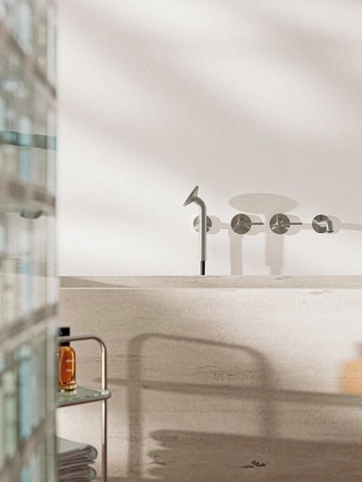 Смеситель для ванны и душа Quadro design FFQT 21 69T с изливом схема 7