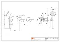 Смеситель для душа Quadro design FFQT 21 68T встраиваемый схема 9 Смеситель для душа Quadro design FFQT 21 68T встраиваемый схема 9