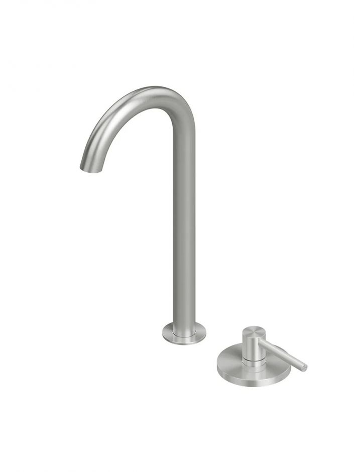 Смеситель для раковины Quadro design FFQT 21 32T на два отверстия высокий