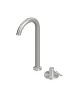 Смеситель для раковины Quadro design FFQT 21 32T на два отверстия высокий схема 1